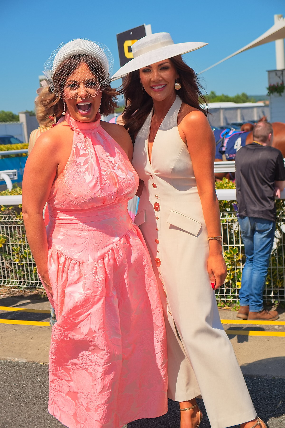 Suzanne Ryan and Grainne McCoy at Ladies Day at Dundalk Races

12 July 2025
Dundalk Stadium Dundalk Co.Louth 
CREDIT: LiamMcArdle.com