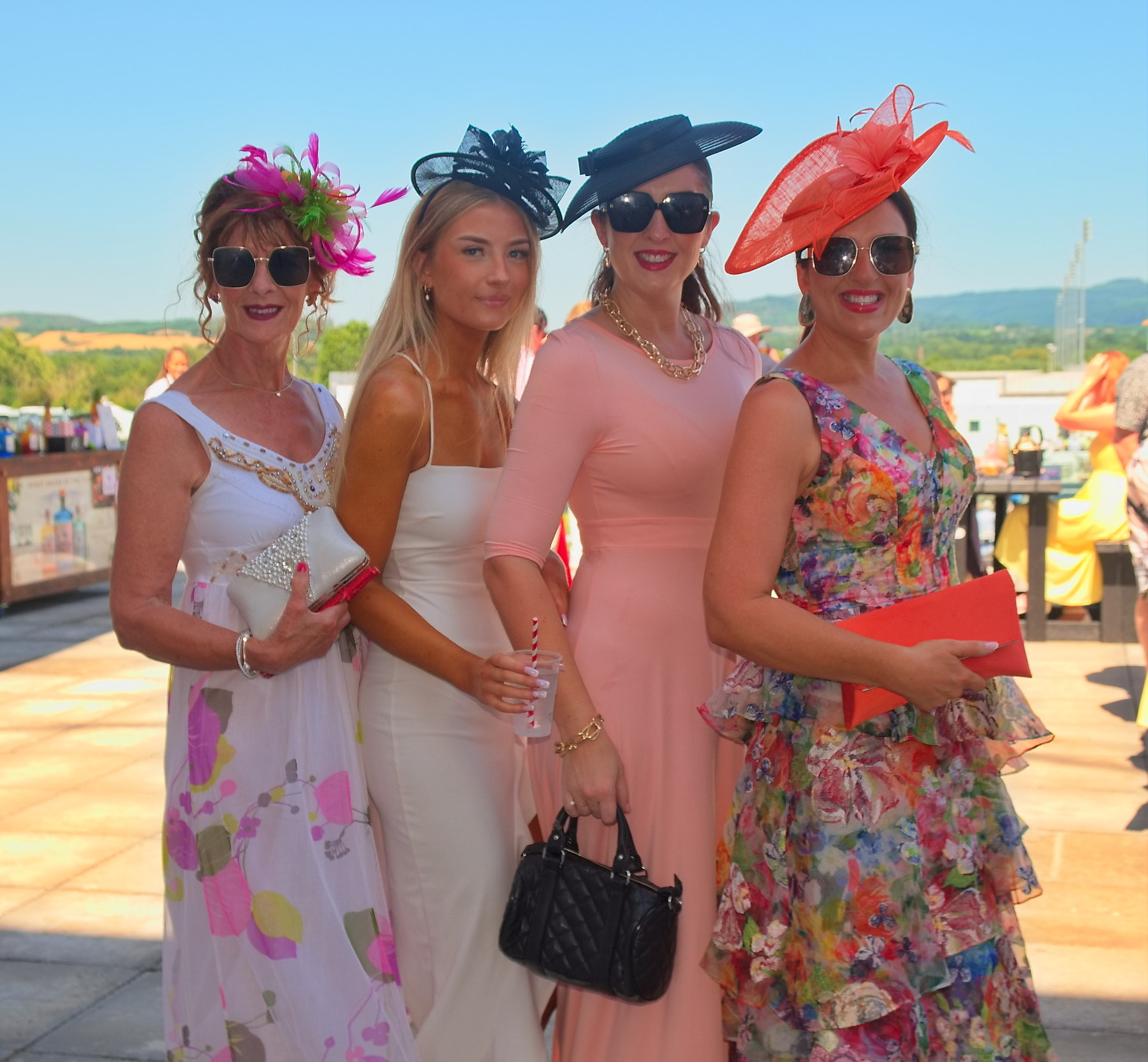 Monica Kelly Charlotte Kelly Grace Kelly and Andrea Kelly at Ladies Day at Dundalk Races12 July 2025Dundalk Stadium Dundalk Co.Louth CREDIT: LiamMcArdle.com