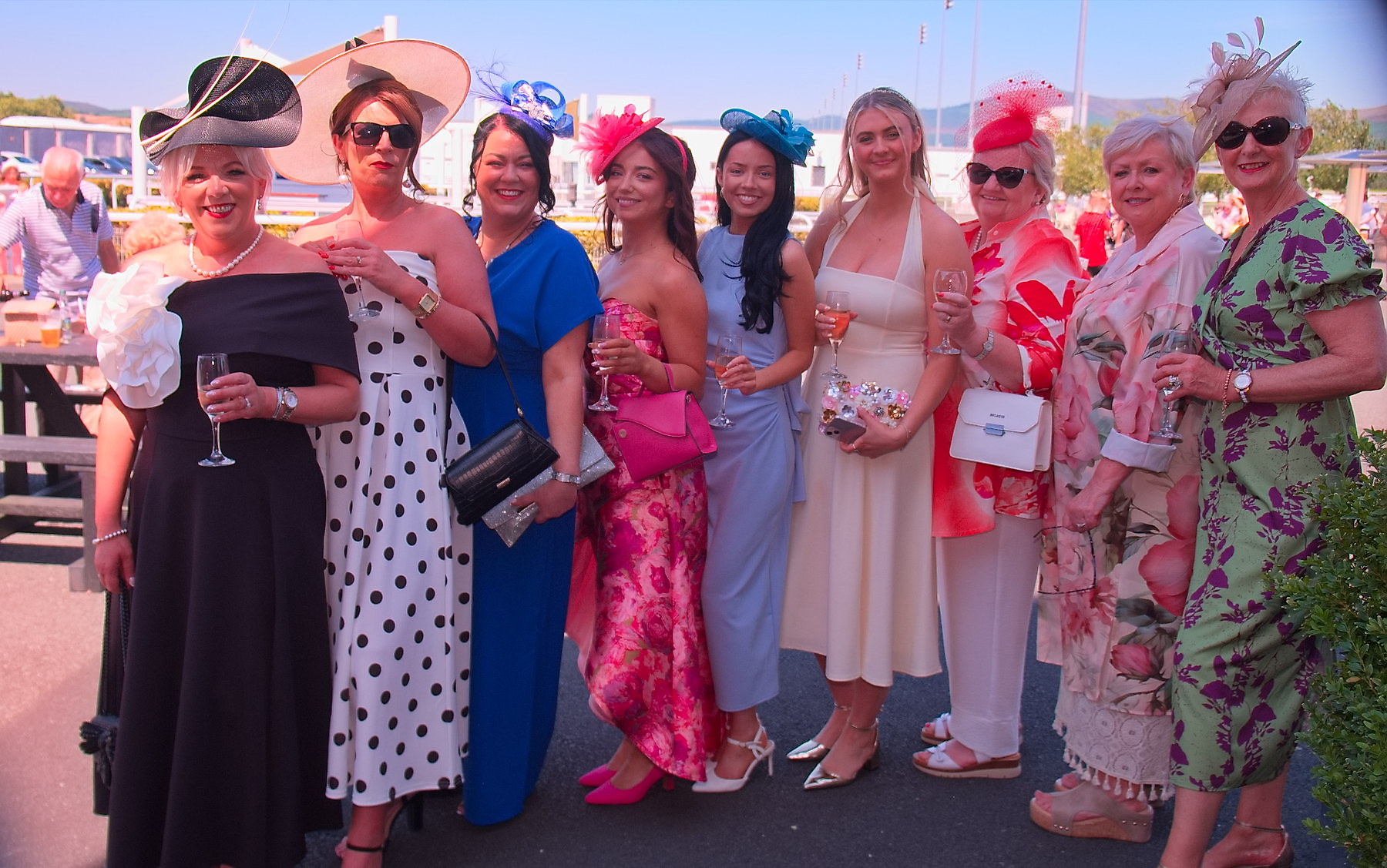 Catherine Allison and Company at Ladies Day at Dundalk Races12 July 2025Dundalk Stadium Dundalk Co.Louth CREDIT: LiamMcArdle.com