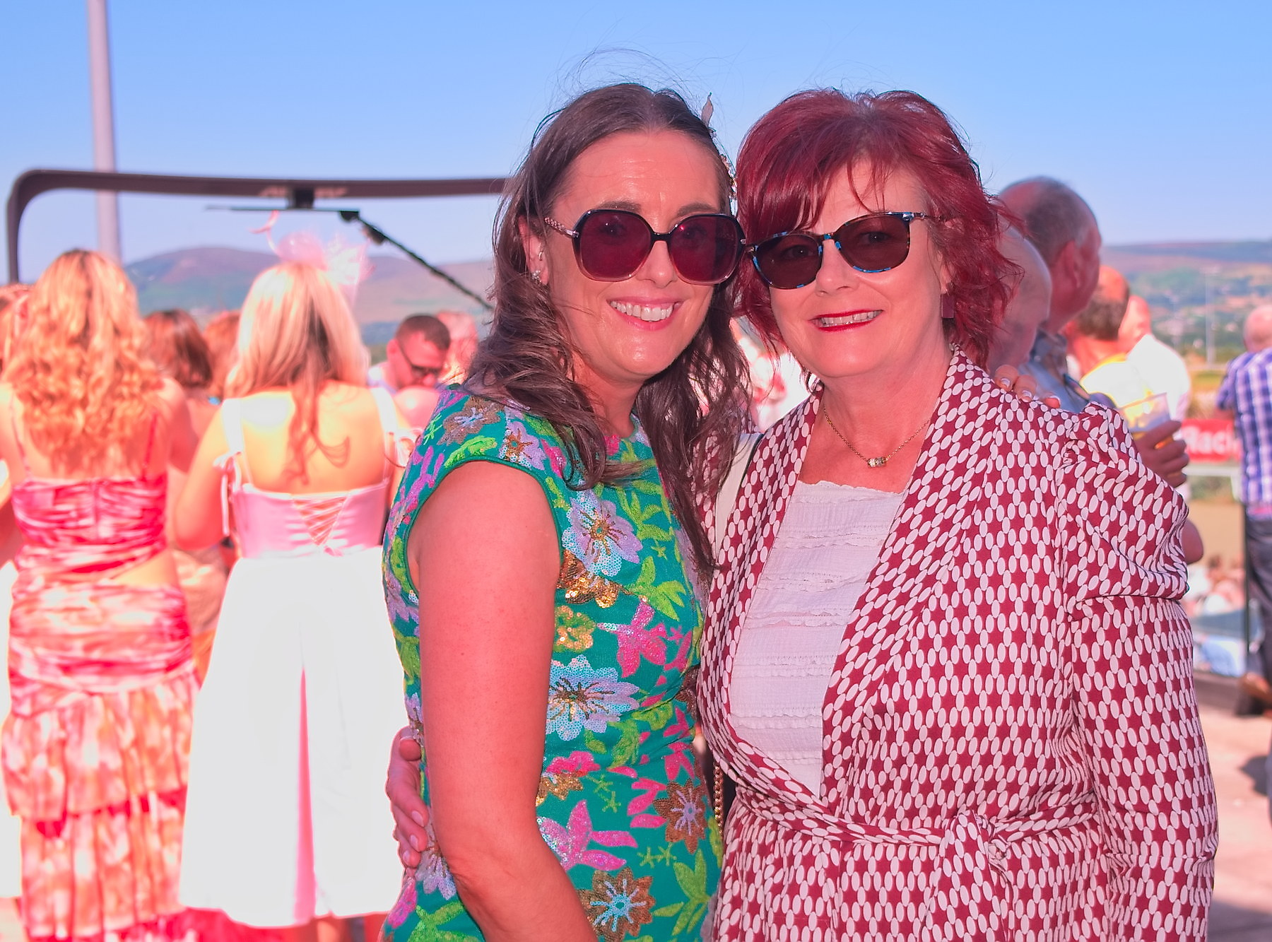 Grainne Dougan and  Collete Coburn at Ladies Day at Dundalk Races12 July 2025Dundalk Stadium Dundalk Co.Louth CREDIT: LiamMcArdle.com