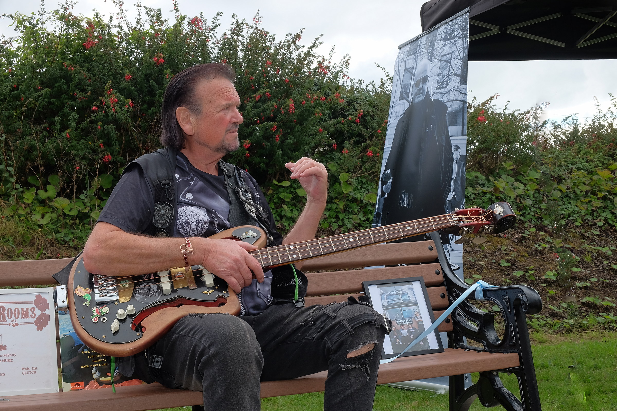 Bagatelle Bench unveiled on Bray Head
Ken Doyle of legendary Bagatelle with Erika Doyle - Cathaoirleach Bray Municipal District unveils a new bench to celebrate Bagatelle
Bray 

07 September 2025

Credit: LiamMcArdle.com