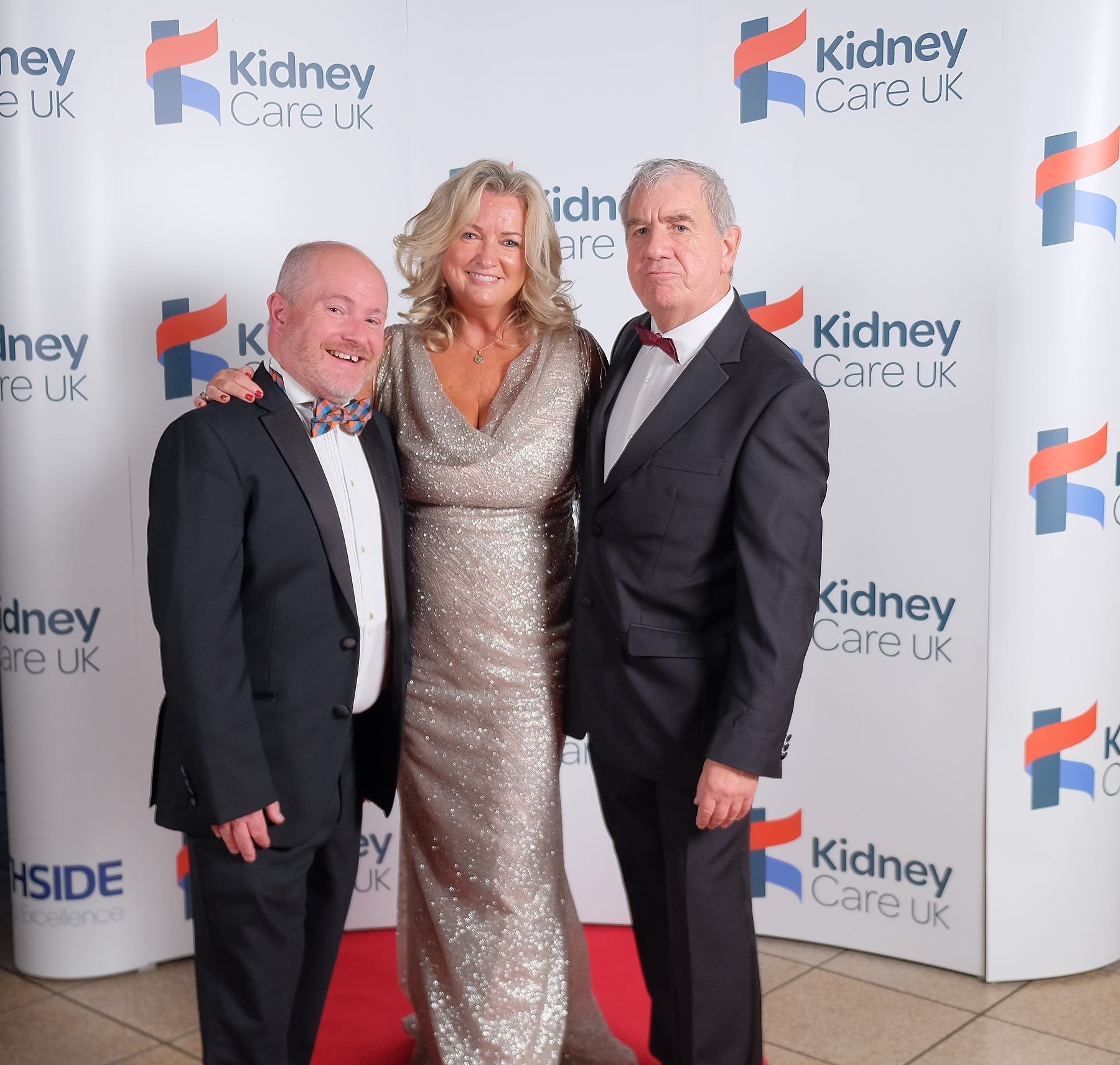Kidney Care Ambassadors Andrew Cromwell and Jo-Anne Dobson with Paul Bristow -Chief Executive Kidney Care UK at Kidney Care Gala

3 October 2025
Titanic Belfast, Belfast  
CREDIT: LiamMcArdle.com