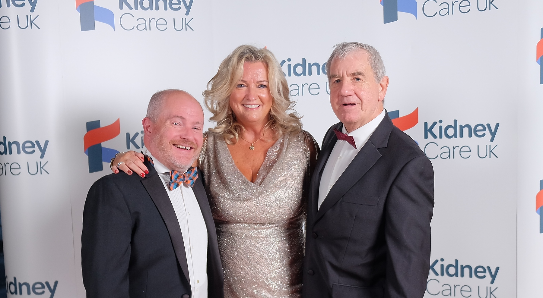 Kidney Care Ambassadors Andrew Cromwell and Jo-Anne Dobson with Paul Bristow -Chief Executive Kidney Care UK at Kidney Care Gala

3 October 2025
Titanic Belfast, Belfast  
CREDIT: LiamMcArdle.com