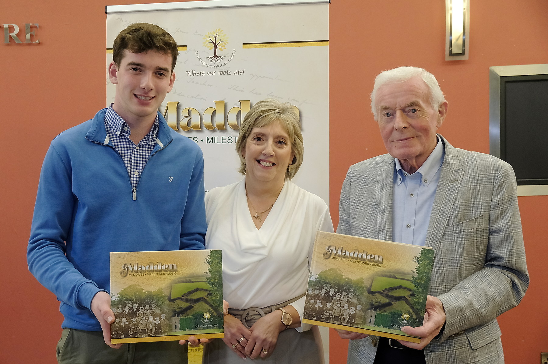 Ryan McParland, Eileen Maguire and John Woods at Launch of Madden -Memories, Milestones and Music

11 December 2025
Armagh City Hotel Armagh   
CREDIT: LiamMcArdle.com