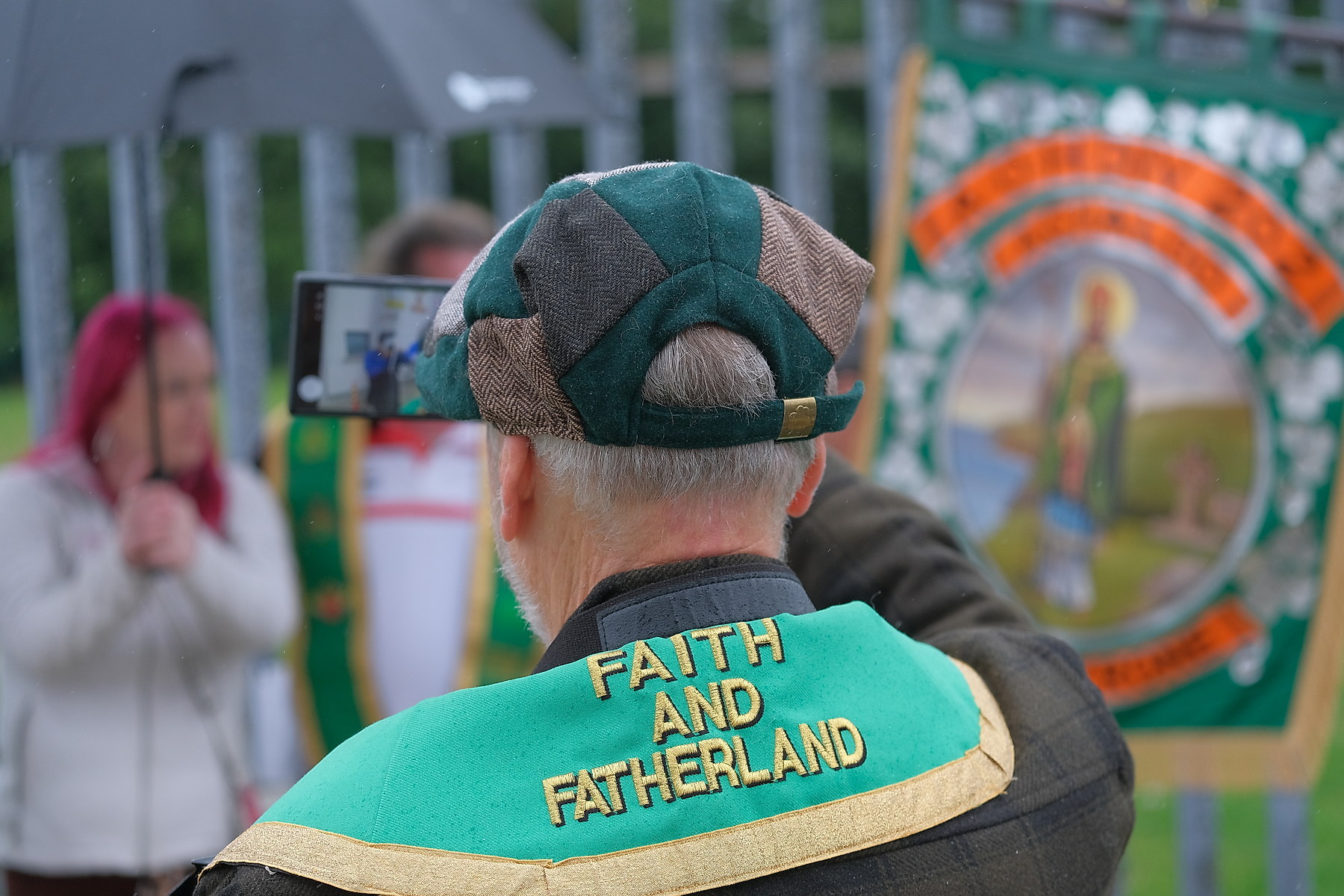 Thousands pack Keady for the Ancient Order of Hibernians Parade. The first time in 60 years Keady has hosted the annual event.16 August 2026Co.Armagh Keady   CREDIT: LiamMcArdle.com