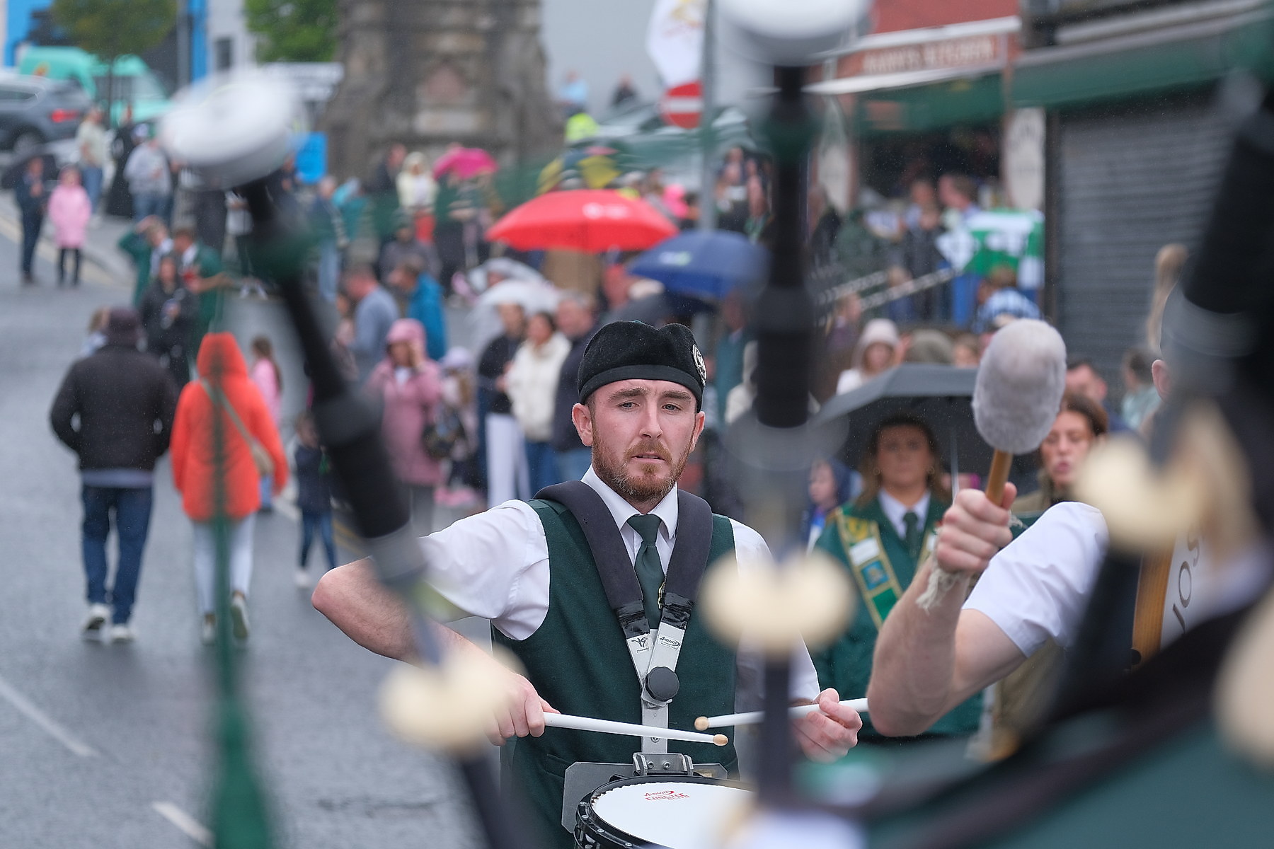 Thousands pack Keady for the Ancient Order of Hibernians Parade. The first time in 60 years Keady has hosted the annual event.16 August 2026Co.Armagh Keady   CREDIT: LiamMcArdle.com