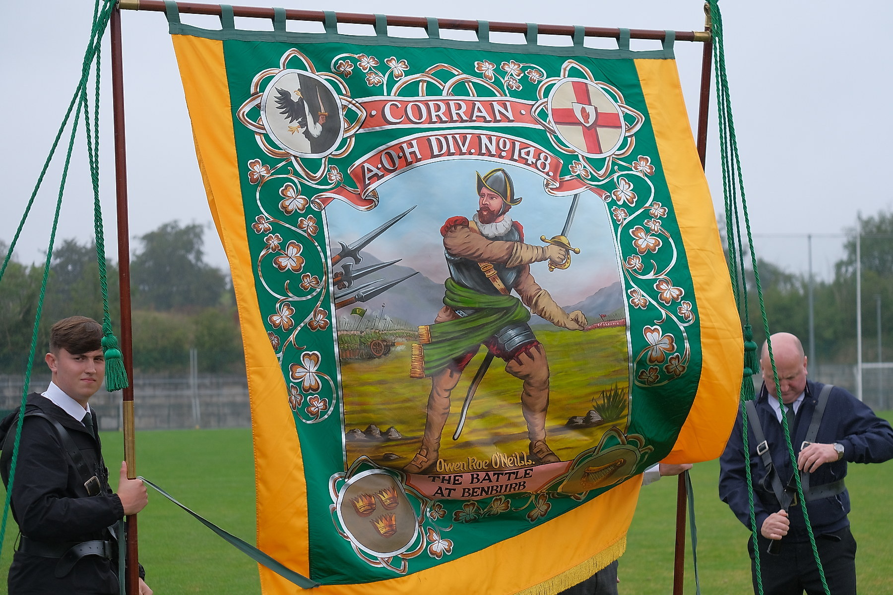 Thousands pack Keady for the Ancient Order of Hibernians Parade. The first time in 60 years Keady has hosted the annual event.16 August 2026Co.Armagh Keady   CREDIT: LiamMcArdle.com