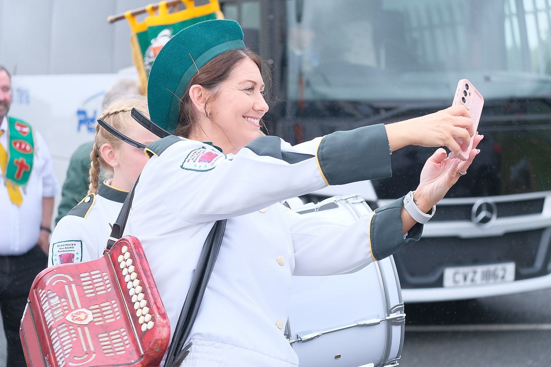 Thousands pack Keady for the Ancient Order of Hibernians Parade. The first time in 60 years Keady has hosted the annual event.16 August 2026Co.Armagh Keady   CREDIT: LiamMcArdle.com