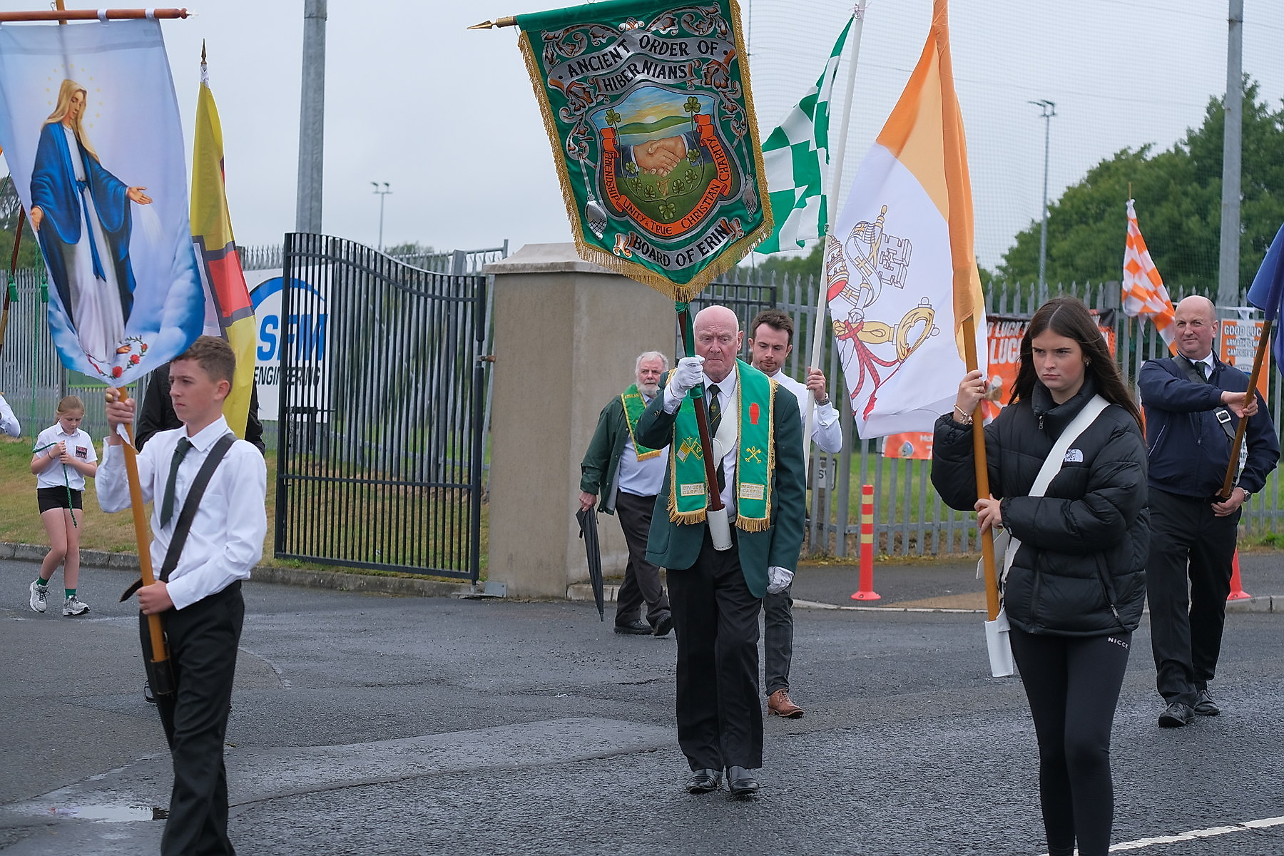 Thousands pack Keady for the Ancient Order of Hibernians Parade. The first time in 60 years Keady has hosted the annual event.16 August 2026Co.Armagh Keady   CREDIT: LiamMcArdle.com