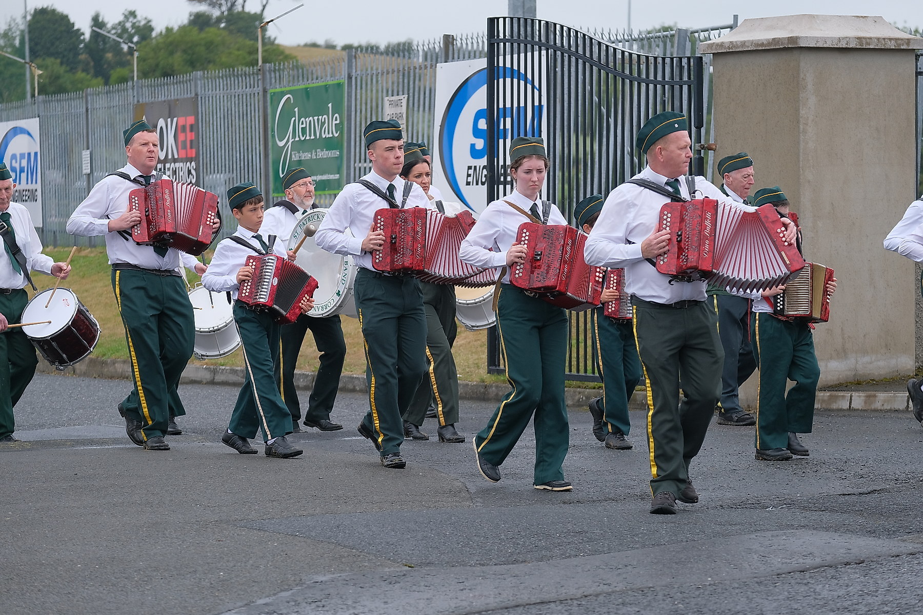 Thousands pack Keady for the Ancient Order of Hibernians Parade. The first time in 60 years Keady has hosted the annual event.16 August 2026Co.Armagh Keady   CREDIT: LiamMcArdle.com
