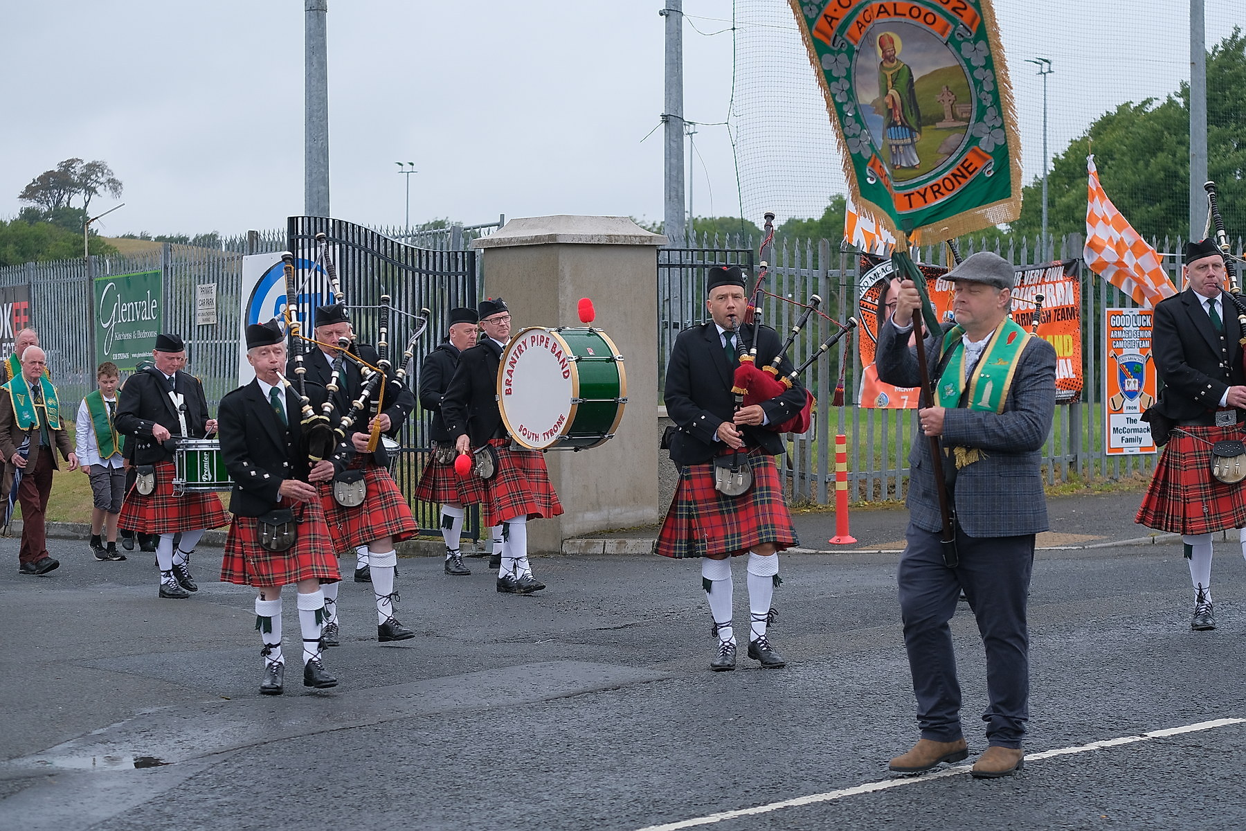 Thousands pack Keady for the Ancient Order of Hibernians Parade. The first time in 60 years Keady has hosted the annual event.16 August 2026Co.Armagh Keady   CREDIT: LiamMcArdle.com