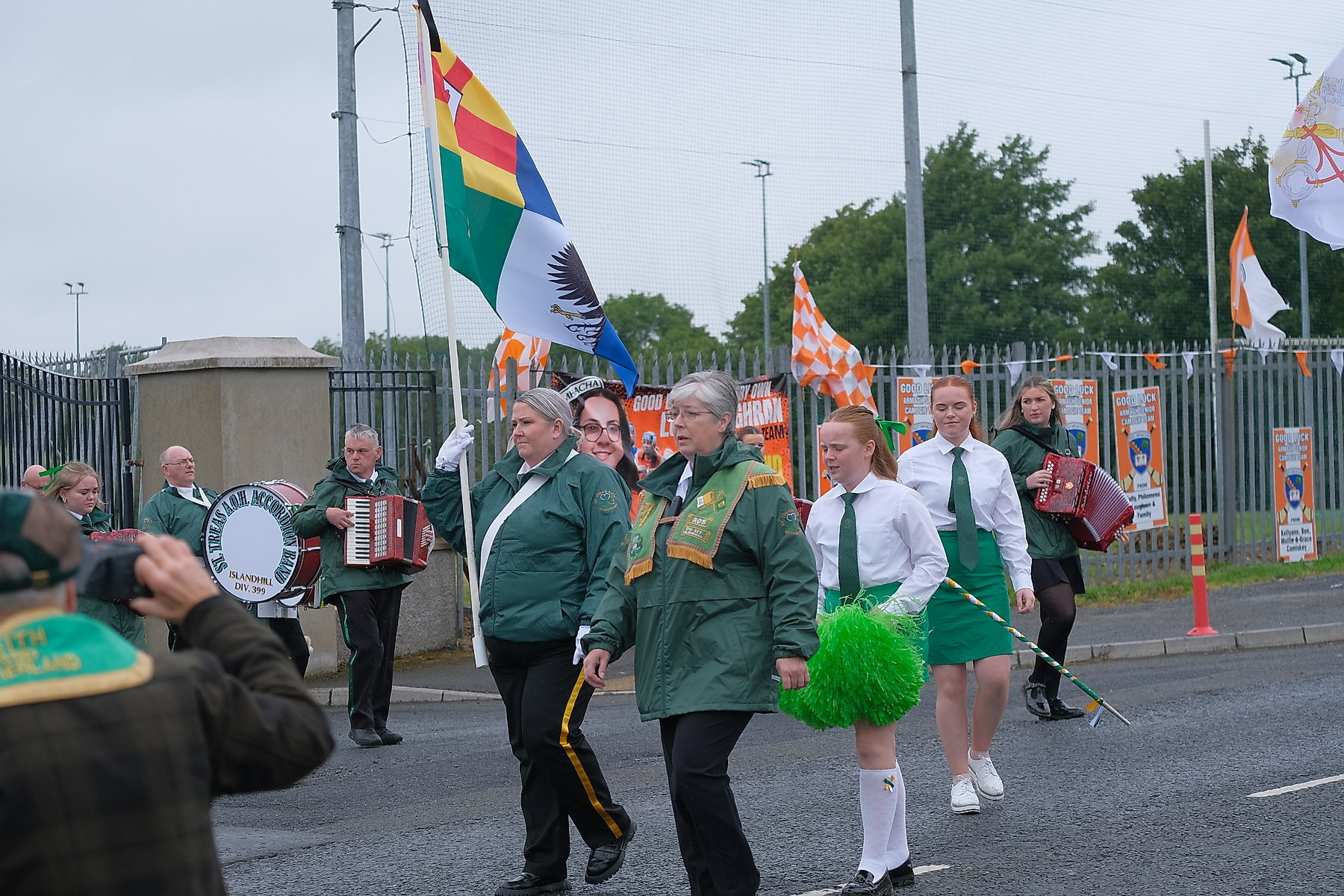 Thousands pack Keady for the Ancient Order of Hibernians Parade. The first time in 60 years Keady has hosted the annual event.16 August 2026Co.Armagh Keady   CREDIT: LiamMcArdle.com