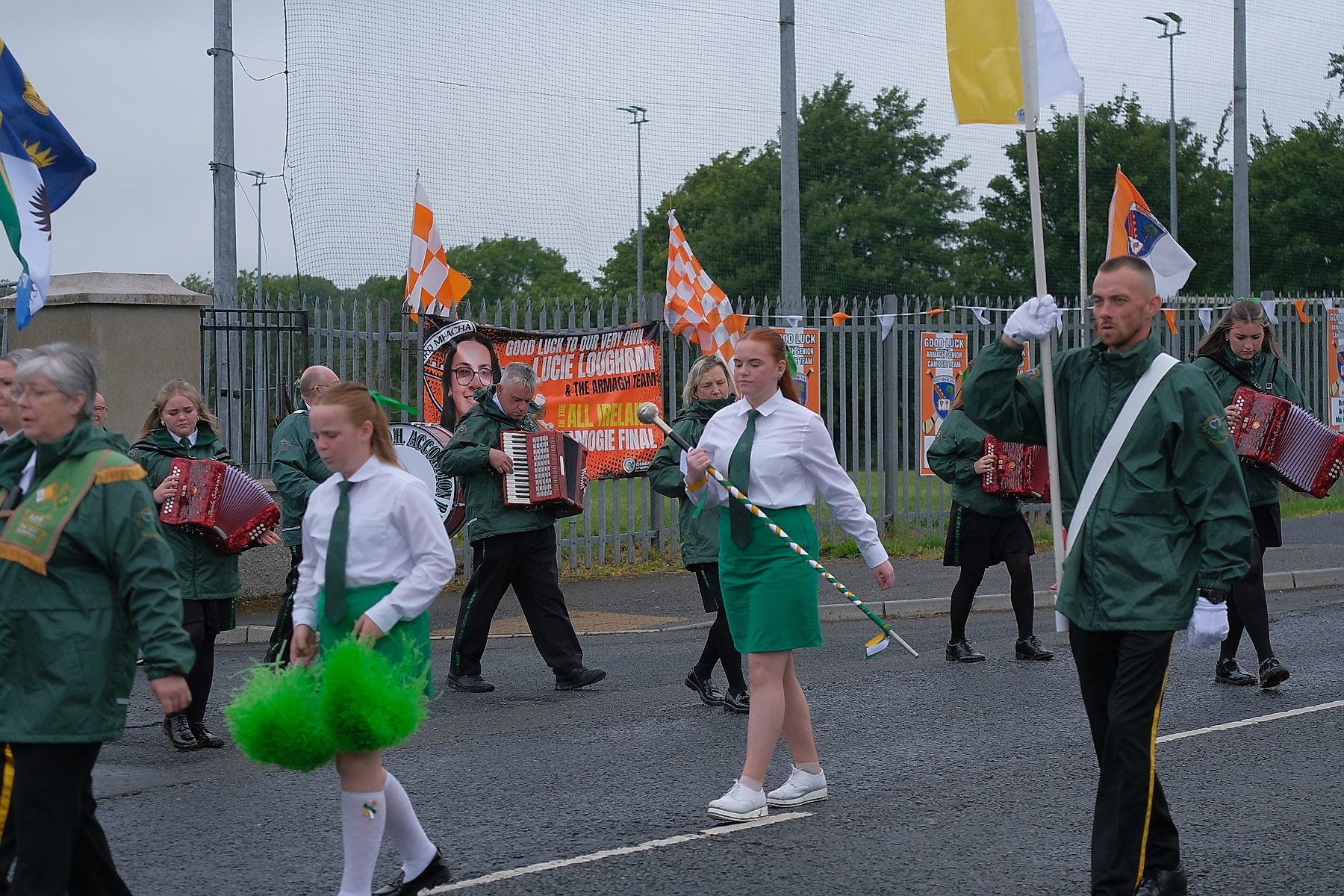Thousands pack Keady for the Ancient Order of Hibernians Parade. The first time in 60 years Keady has hosted the annual event.16 August 2026Co.Armagh Keady   CREDIT: LiamMcArdle.com