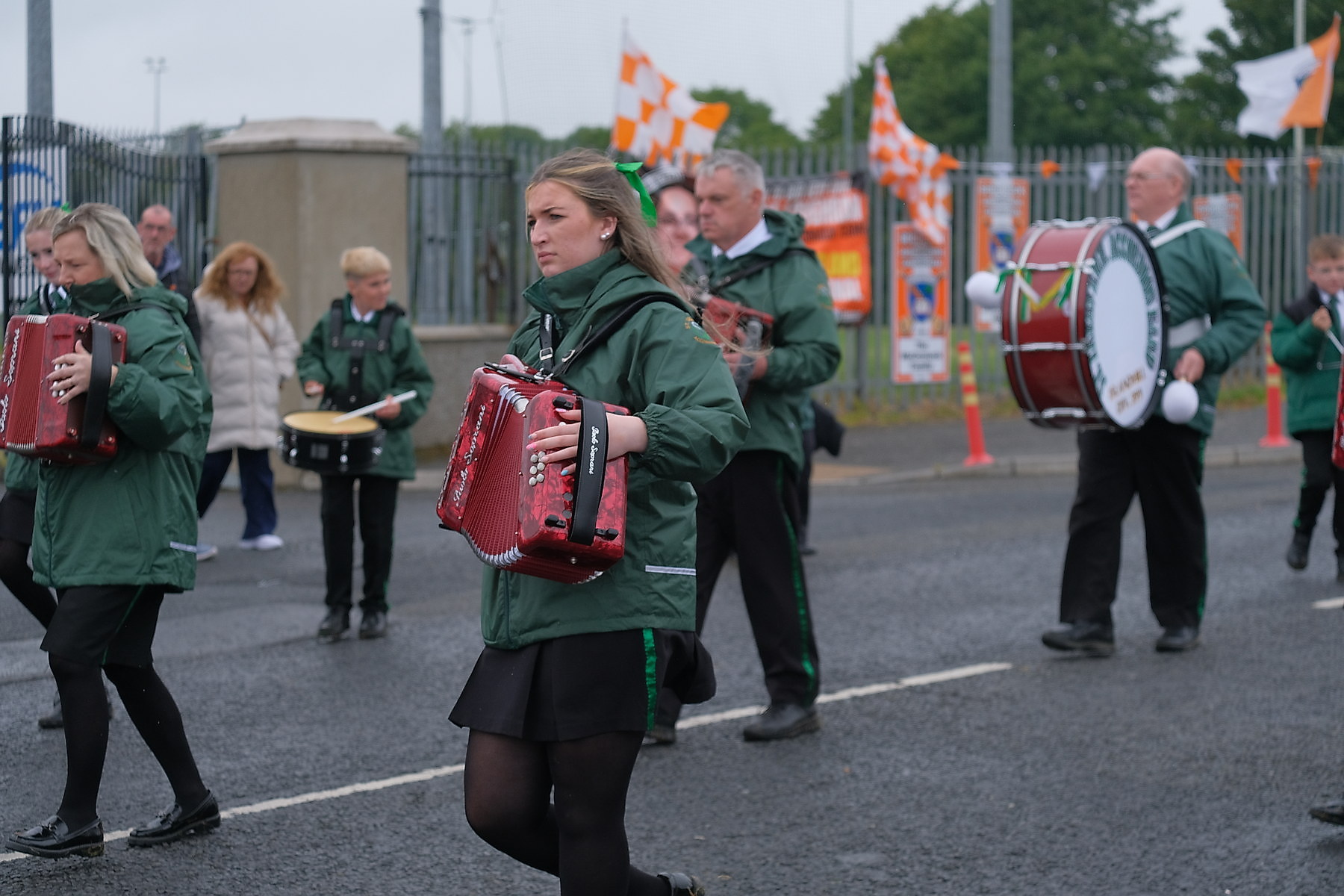 Thousands pack Keady for the Ancient Order of Hibernians Parade. The first time in 60 years Keady has hosted the annual event.16 August 2026Co.Armagh Keady   CREDIT: LiamMcArdle.com