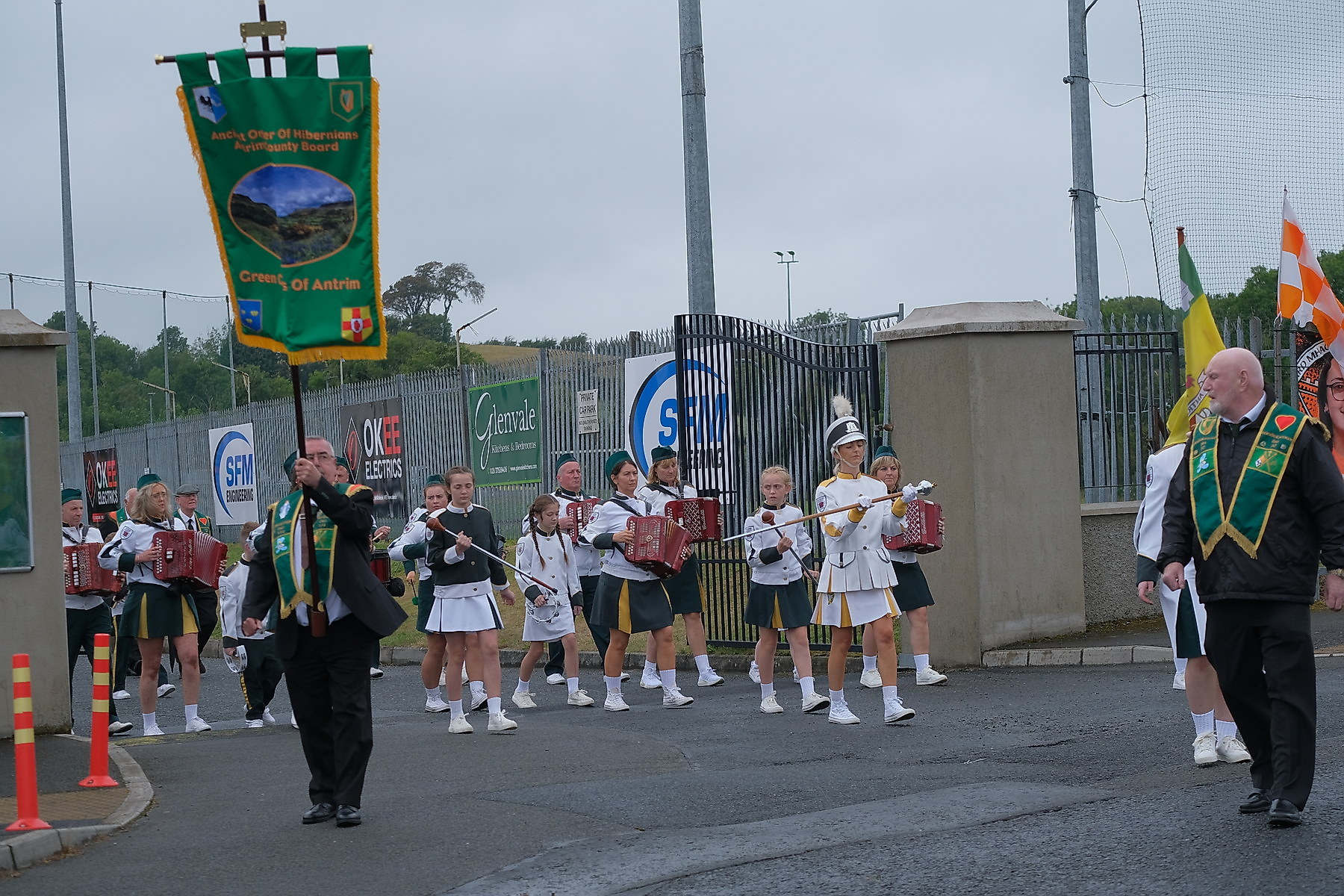 Thousands pack Keady for the Ancient Order of Hibernians Parade. The first time in 60 years Keady has hosted the annual event.16 August 2026Co.Armagh Keady   CREDIT: LiamMcArdle.com