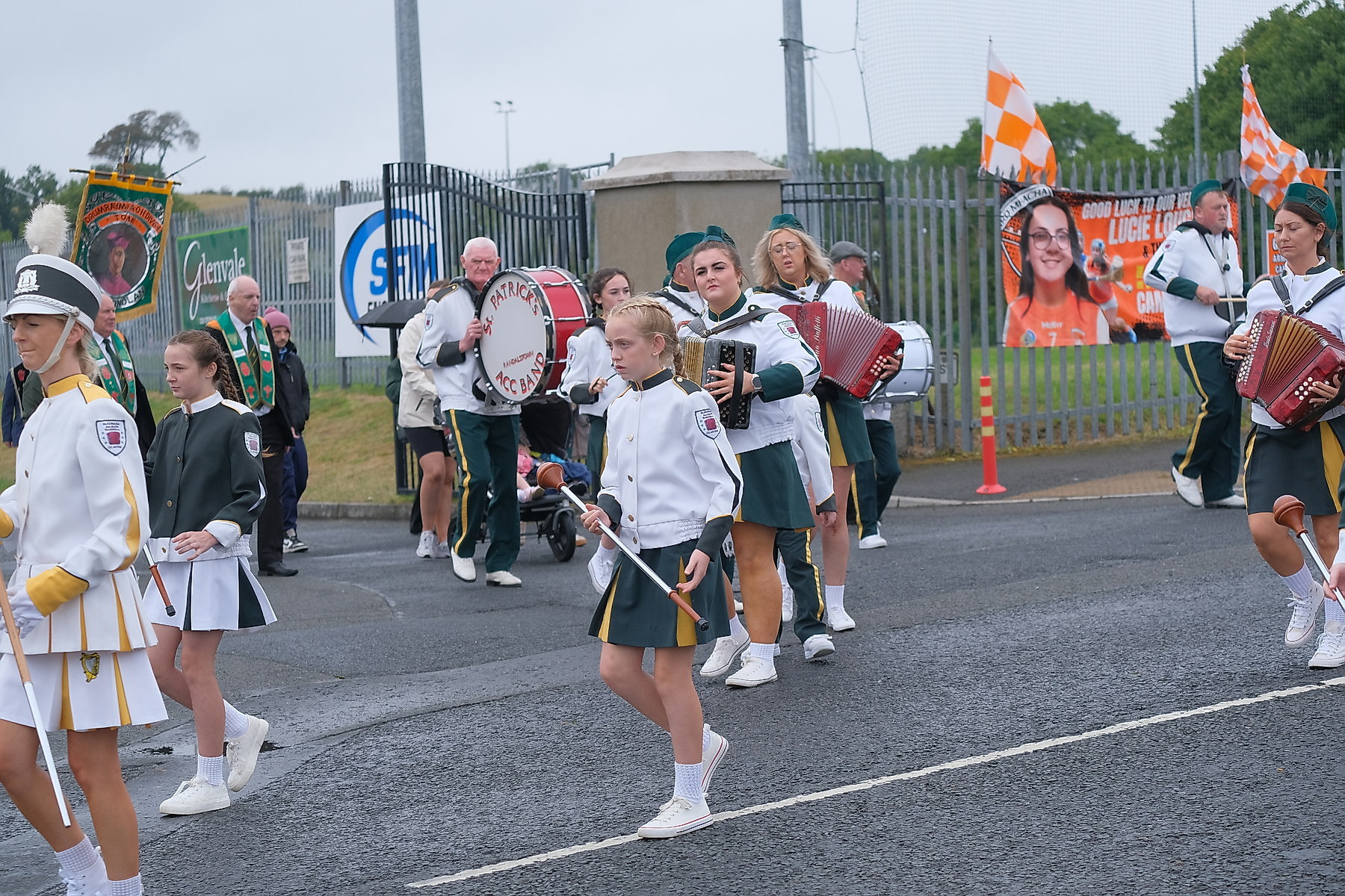 Thousands pack Keady for the Ancient Order of Hibernians Parade. The first time in 60 years Keady has hosted the annual event.16 August 2026Co.Armagh Keady   CREDIT: LiamMcArdle.com