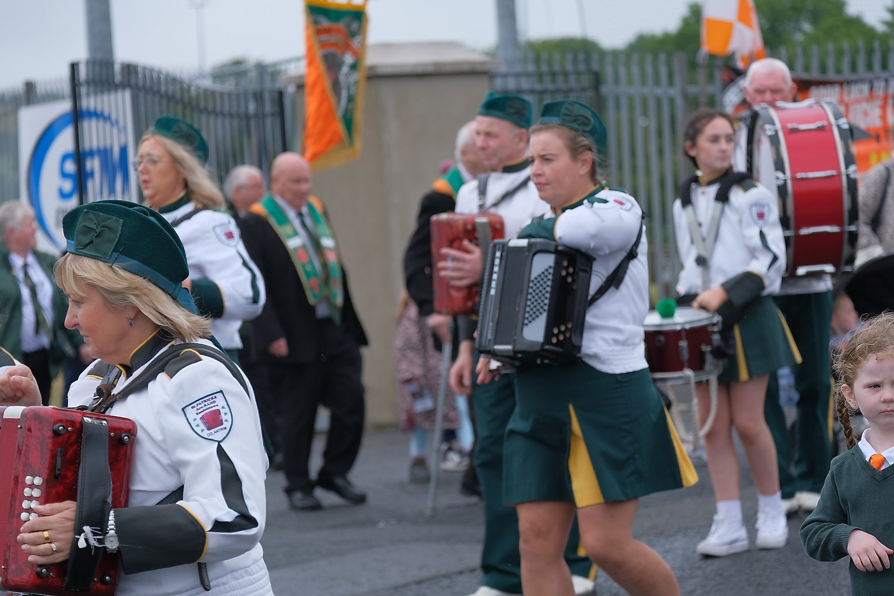 Thousands pack Keady for the Ancient Order of Hibernians Parade. The first time in 60 years Keady has hosted the annual event.16 August 2026Co.Armagh Keady   CREDIT: LiamMcArdle.com