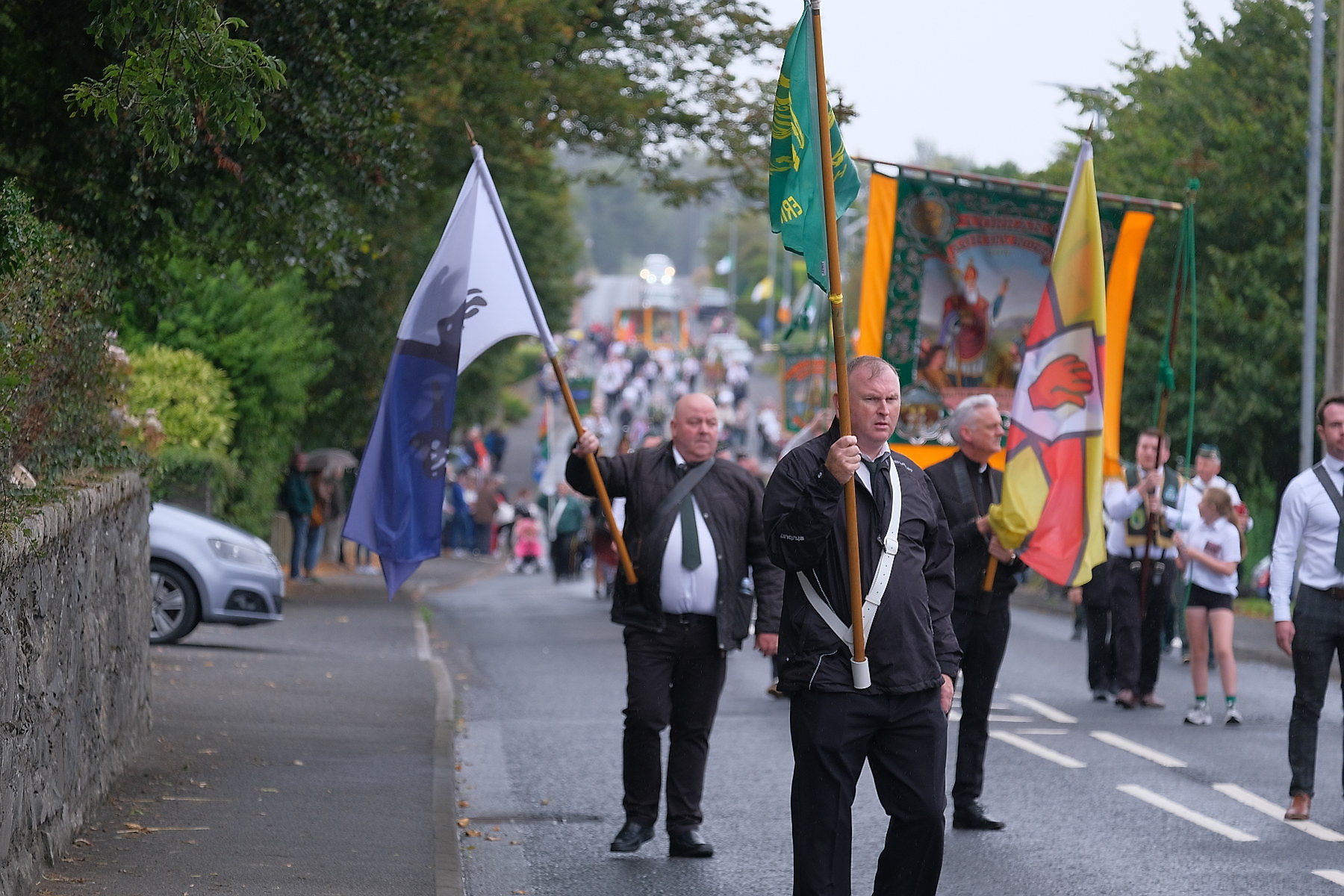 Thousands pack Keady for the Ancient Order of Hibernians Parade. The first time in 60 years Keady has hosted the annual event.16 August 2026Co.Armagh Keady   CREDIT: LiamMcArdle.com
