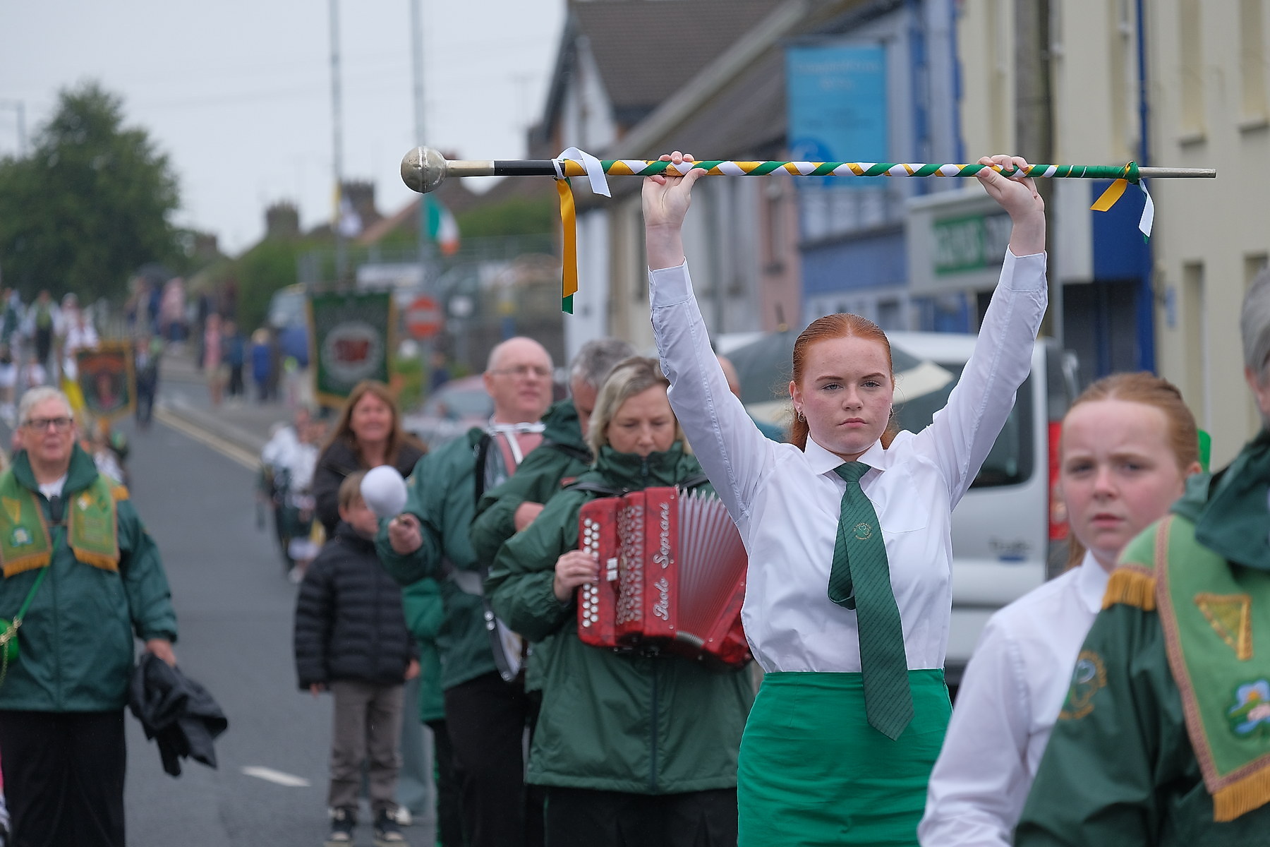 Thousands pack Keady for the Ancient Order of Hibernians Parade. The first time in 60 years Keady has hosted the annual event.16 August 2026Co.Armagh Keady   CREDIT: LiamMcArdle.com