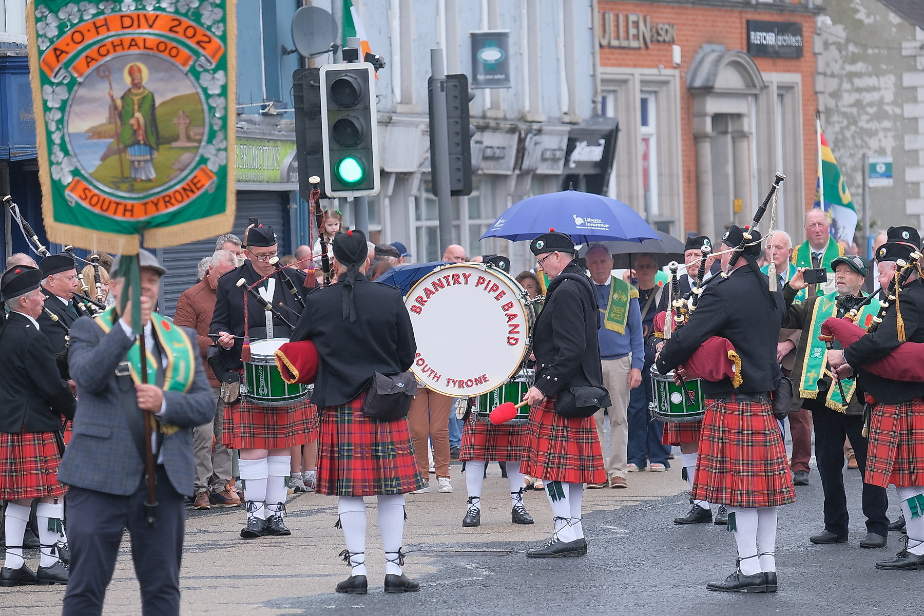 Thousands pack Keady for the Ancient Order of Hibernians Parade. The first time in 60 years Keady has hosted the annual event.16 August 2026Co.Armagh Keady   CREDIT: LiamMcArdle.com