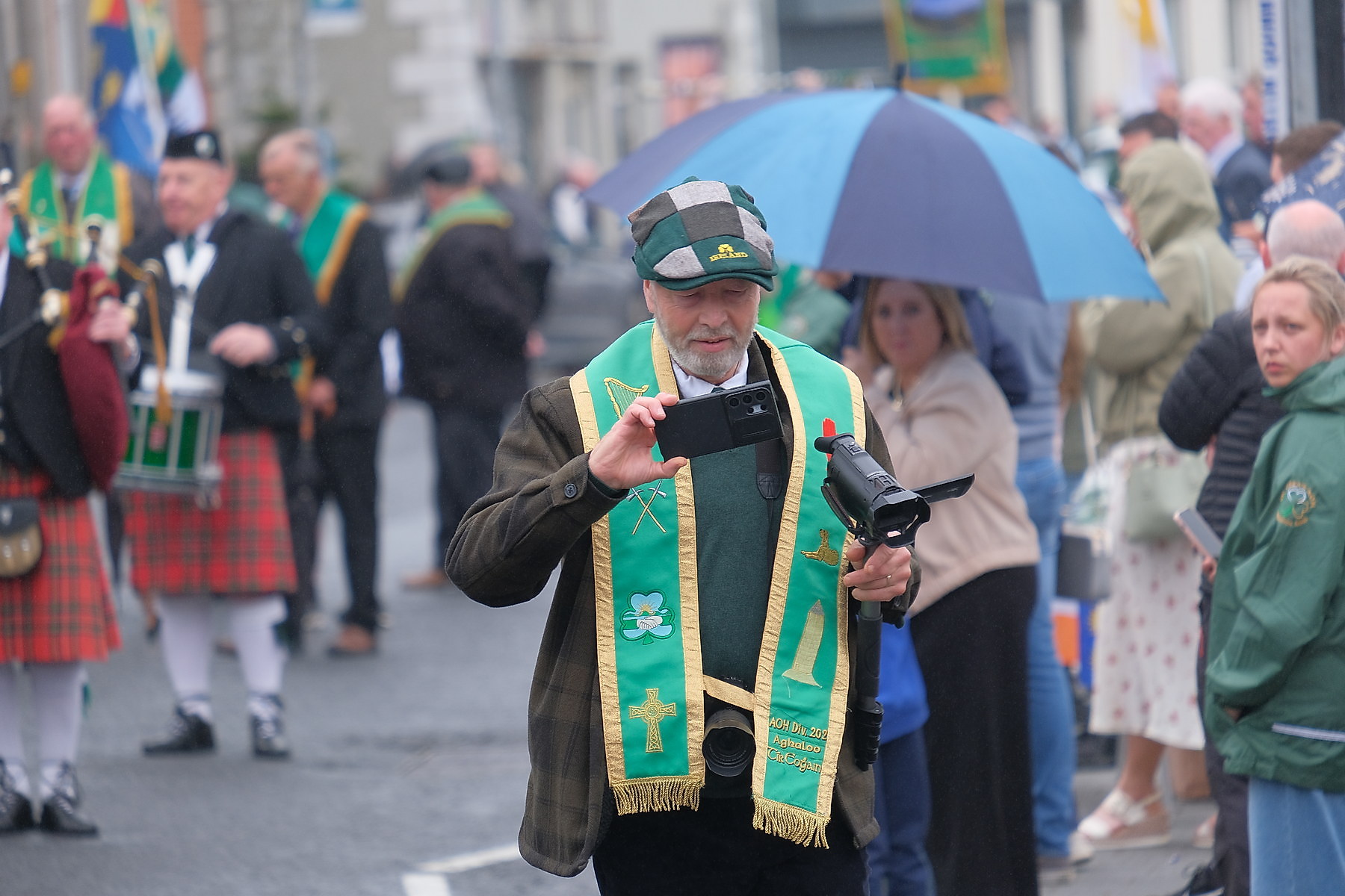 Thousands pack Keady for the Ancient Order of Hibernians Parade. The first time in 60 years Keady has hosted the annual event.16 August 2026Co.Armagh Keady   CREDIT: LiamMcArdle.com