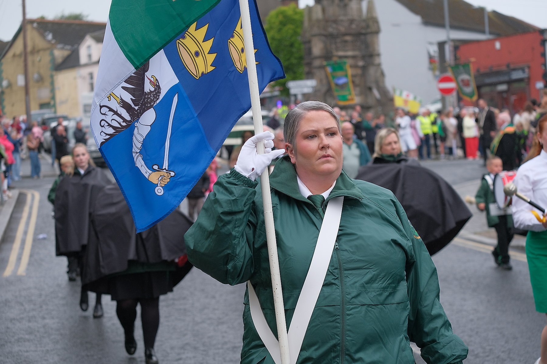 Thousands pack Keady for the Ancient Order of Hibernians Parade. The first time in 60 years Keady has hosted the annual event.16 August 2026Co.Armagh Keady   CREDIT: LiamMcArdle.com