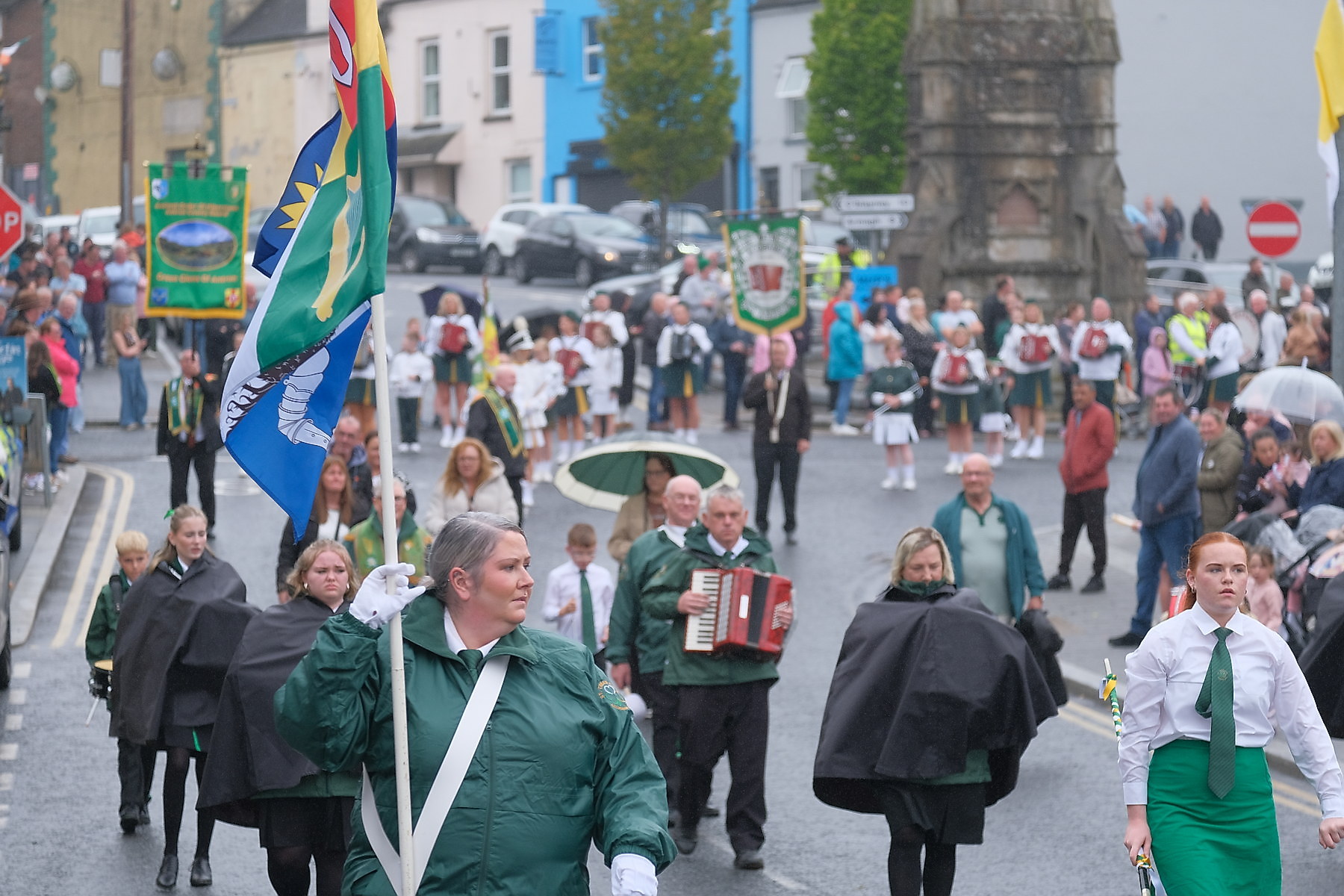 Thousands pack Keady for the Ancient Order of Hibernians Parade. The first time in 60 years Keady has hosted the annual event.16 August 2026Co.Armagh Keady   CREDIT: LiamMcArdle.com