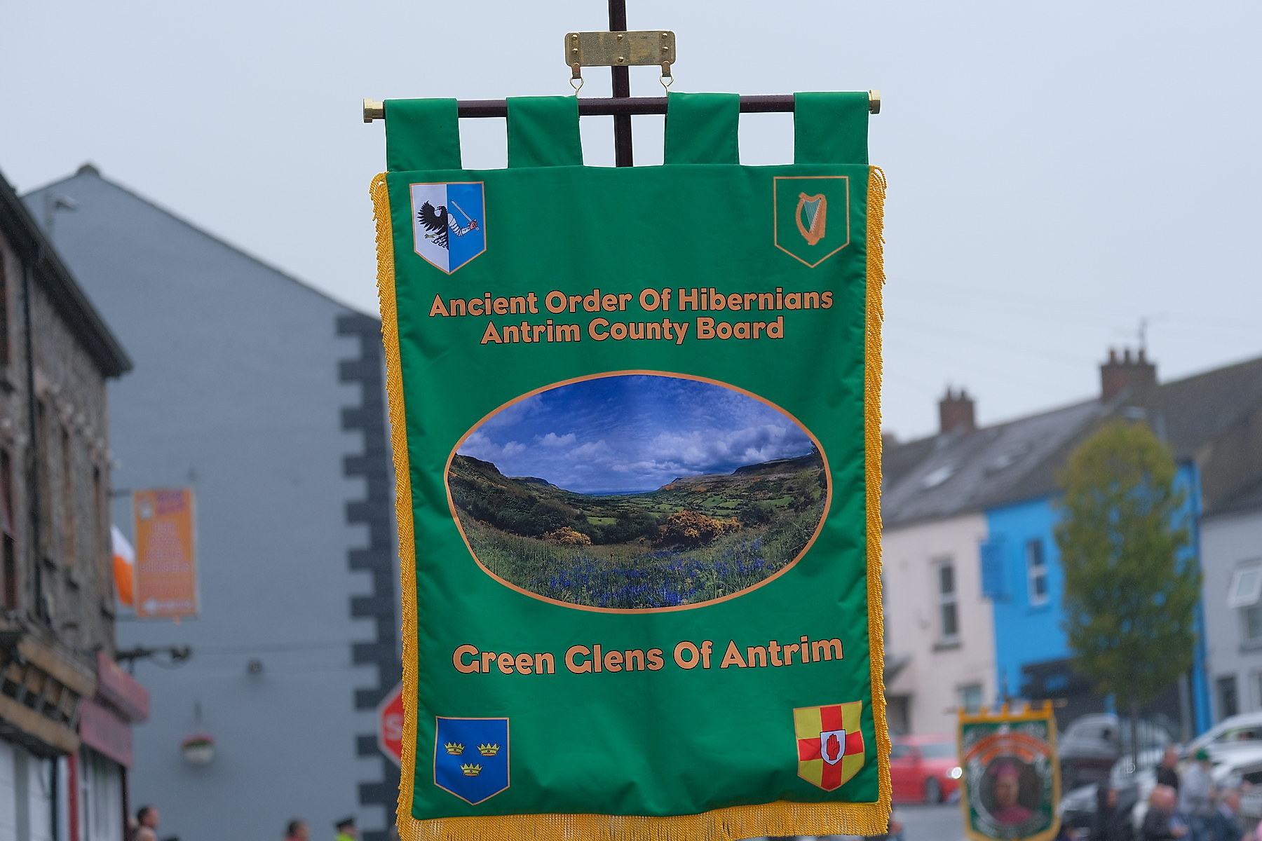 Thousands pack Keady for the Ancient Order of Hibernians Parade. The first time in 60 years Keady has hosted the annual event.16 August 2026Co.Armagh Keady   CREDIT: LiamMcArdle.com