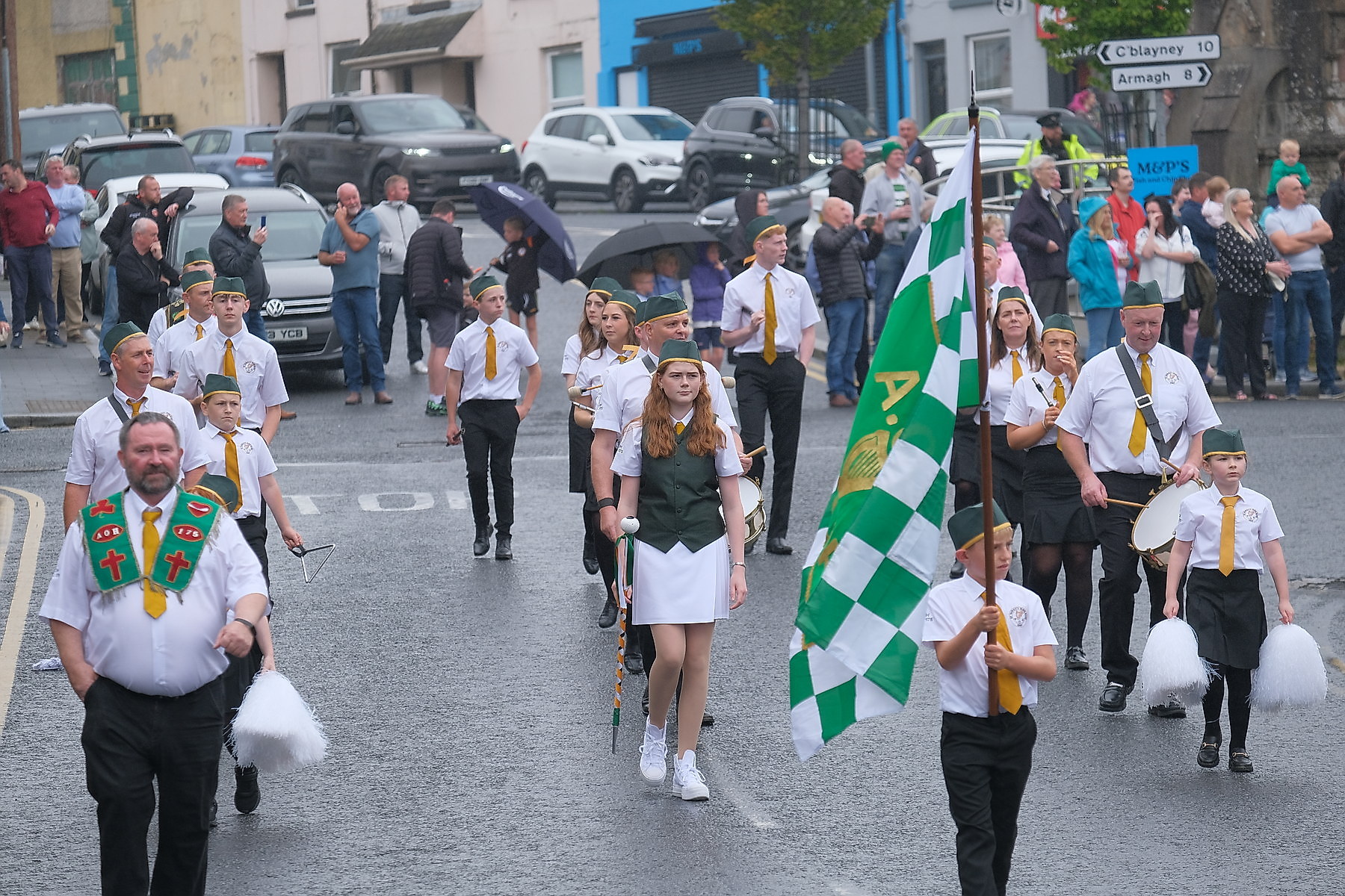Thousands pack Keady for the Ancient Order of Hibernians Parade. The first time in 60 years Keady has hosted the annual event.16 August 2026Co.Armagh Keady   CREDIT: LiamMcArdle.com