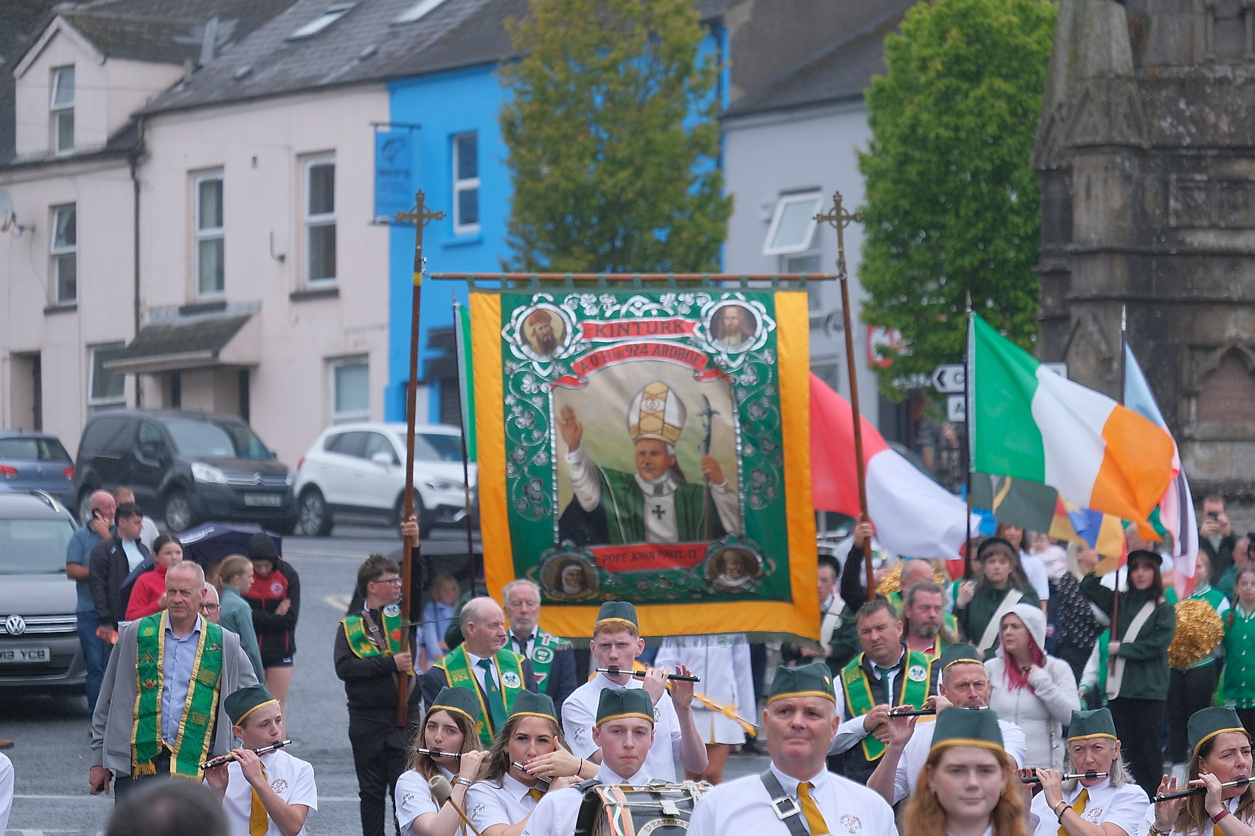 Thousands pack Keady for the Ancient Order of Hibernians Parade. The first time in 60 years Keady has hosted the annual event.16 August 2026Co.Armagh Keady   CREDIT: LiamMcArdle.com