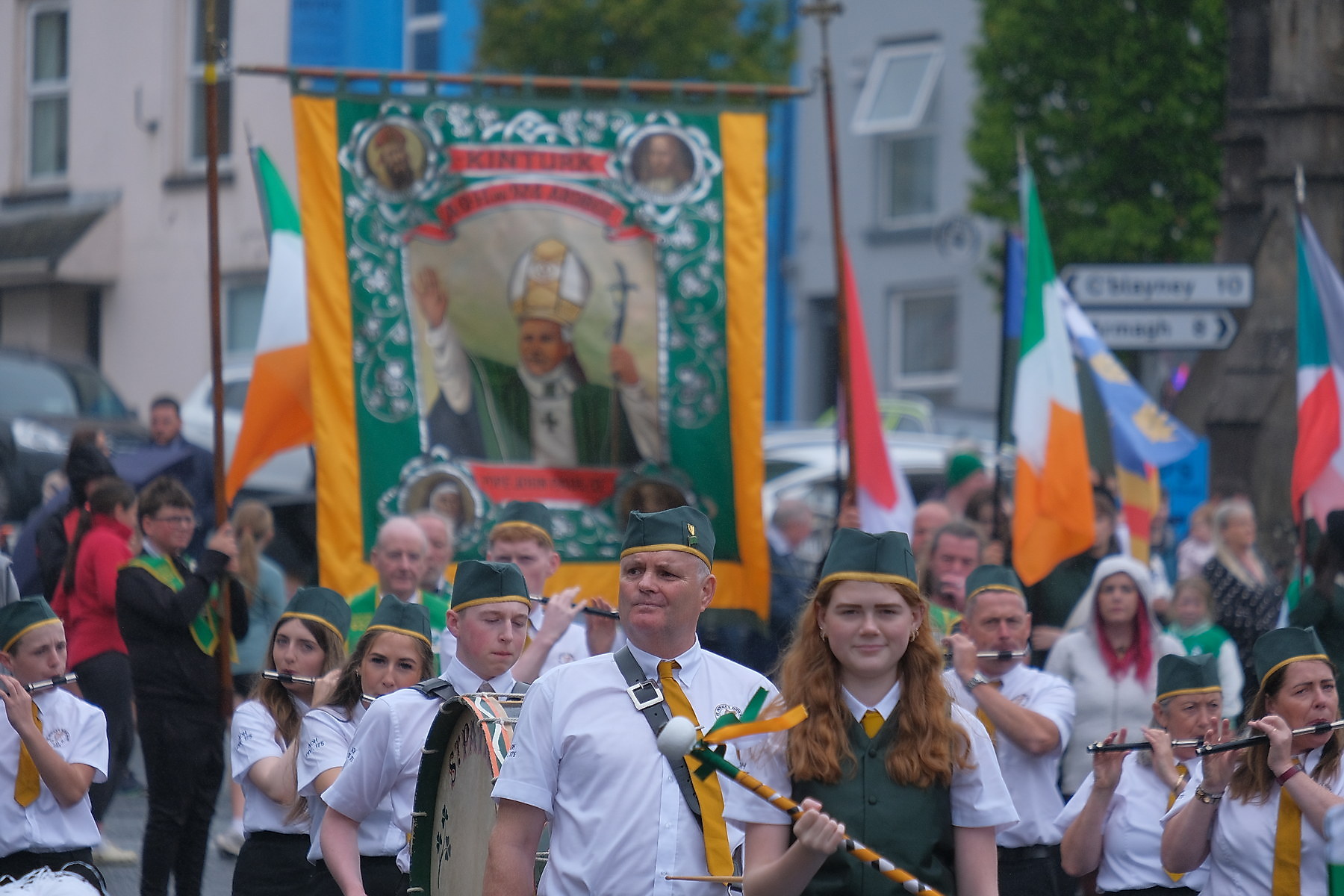 Thousands pack Keady for the Ancient Order of Hibernians Parade. The first time in 60 years Keady has hosted the annual event.16 August 2026Co.Armagh Keady   CREDIT: LiamMcArdle.com