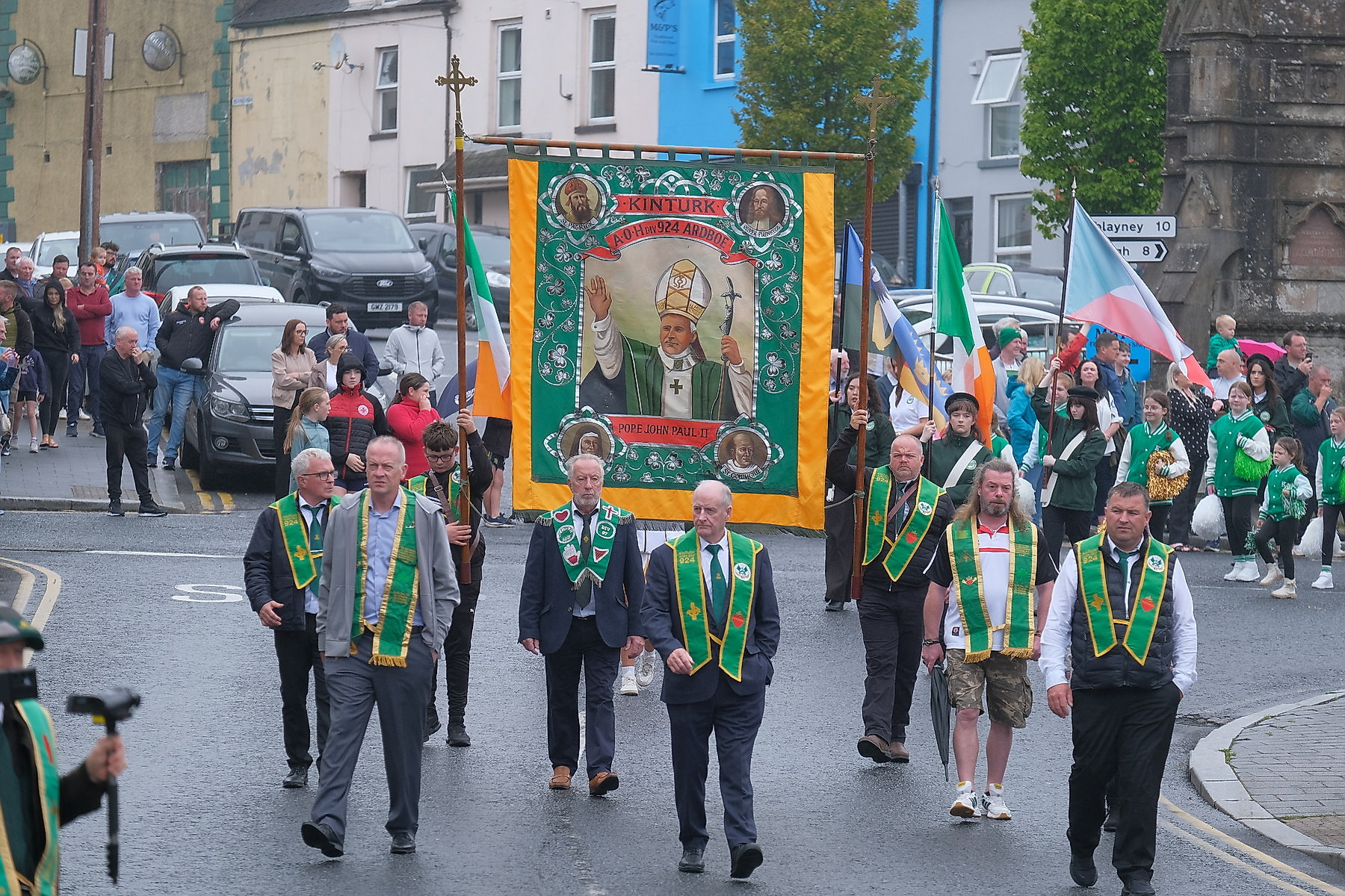 Thousands pack Keady for the Ancient Order of Hibernians Parade. The first time in 60 years Keady has hosted the annual event.16 August 2026Co.Armagh Keady   CREDIT: LiamMcArdle.com