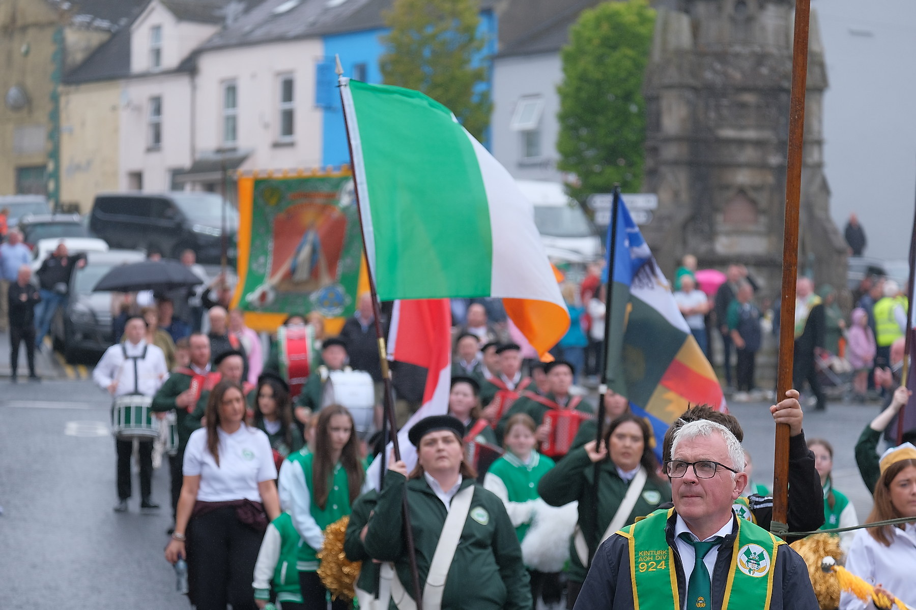Thousands pack Keady for the Ancient Order of Hibernians Parade. The first time in 60 years Keady has hosted the annual event.16 August 2026Co.Armagh Keady   CREDIT: LiamMcArdle.com