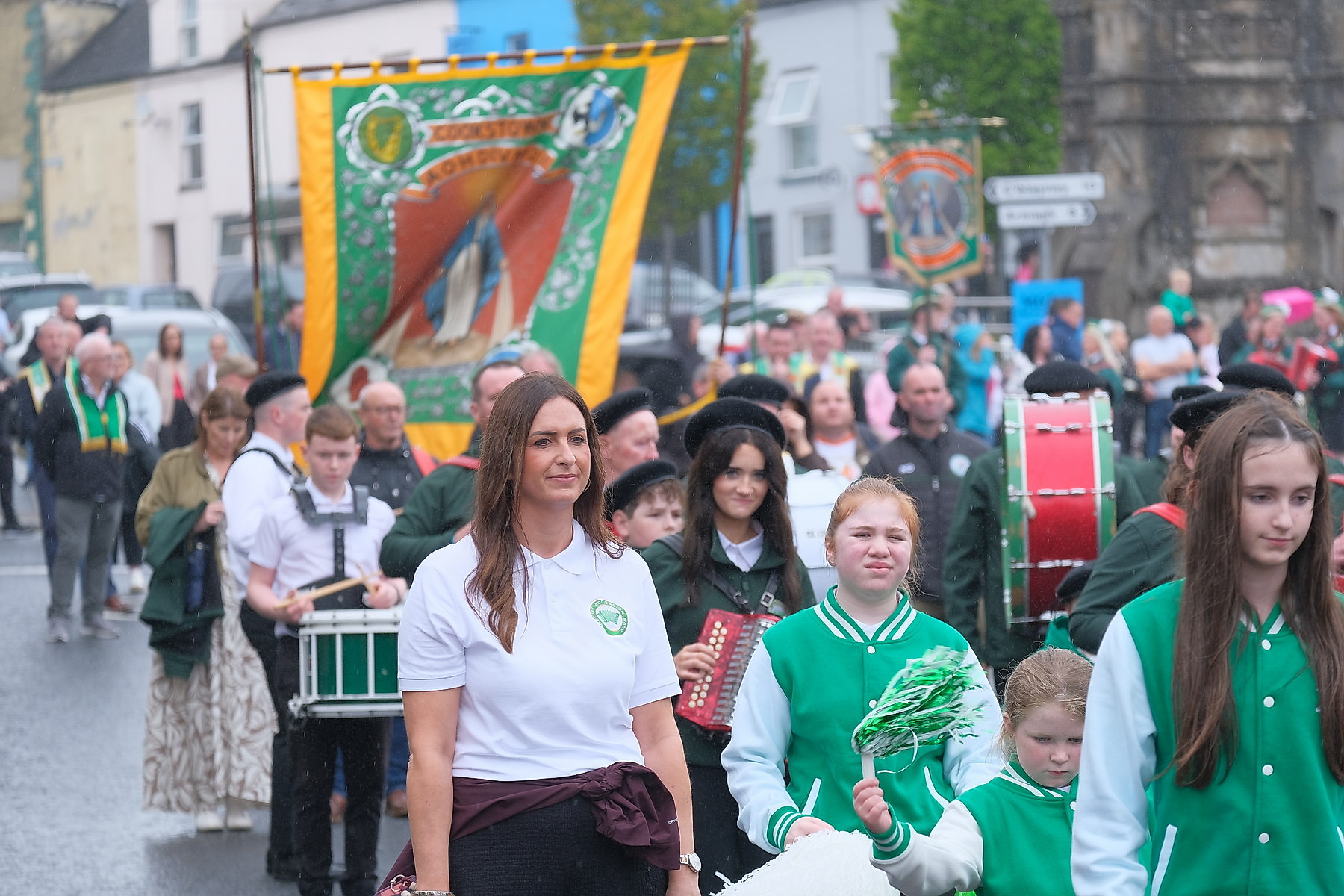 Thousands pack Keady for the Ancient Order of Hibernians Parade. The first time in 60 years Keady has hosted the annual event.16 August 2026Co.Armagh Keady   CREDIT: LiamMcArdle.com