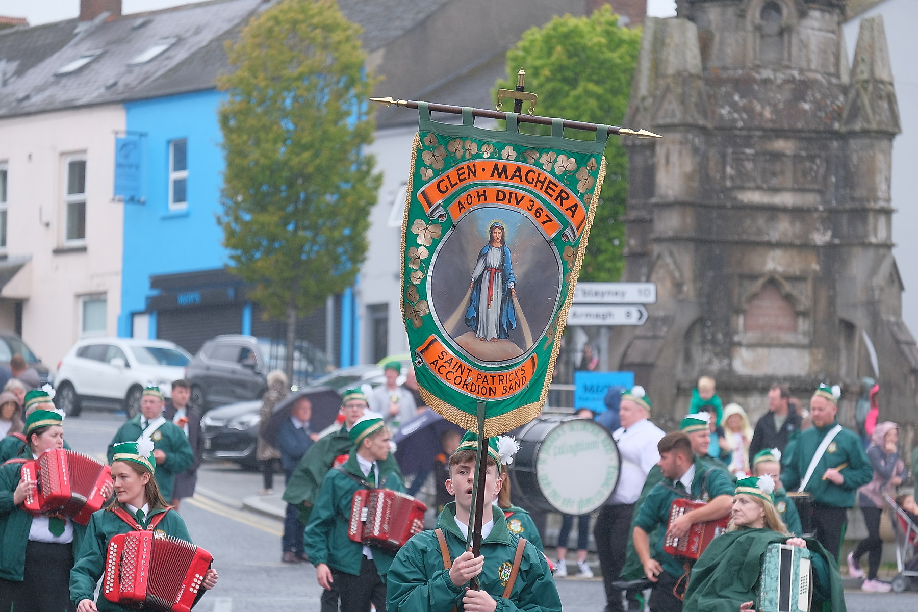 Thousands pack Keady for the Ancient Order of Hibernians Parade. The first time in 60 years Keady has hosted the annual event.16 August 2026Co.Armagh Keady   CREDIT: LiamMcArdle.com