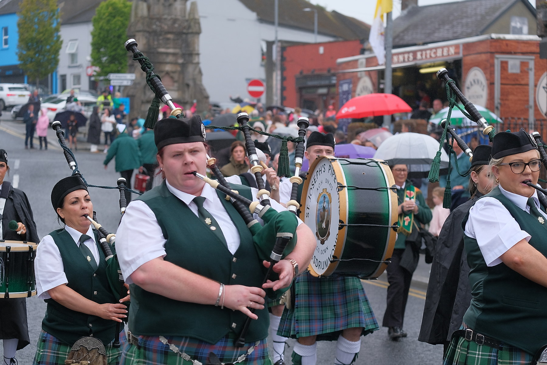 Thousands pack Keady for the Ancient Order of Hibernians Parade. The first time in 60 years Keady has hosted the annual event.16 August 2026Co.Armagh Keady   CREDIT: LiamMcArdle.com