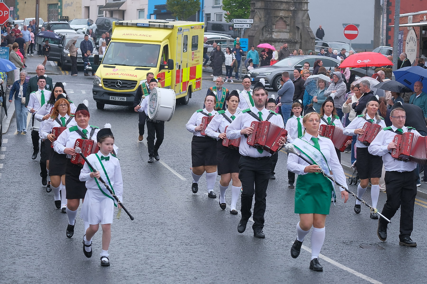 Thousands pack Keady for the Ancient Order of Hibernians Parade. The first time in 60 years Keady has hosted the annual event.16 August 2026Co.Armagh Keady   CREDIT: LiamMcArdle.com