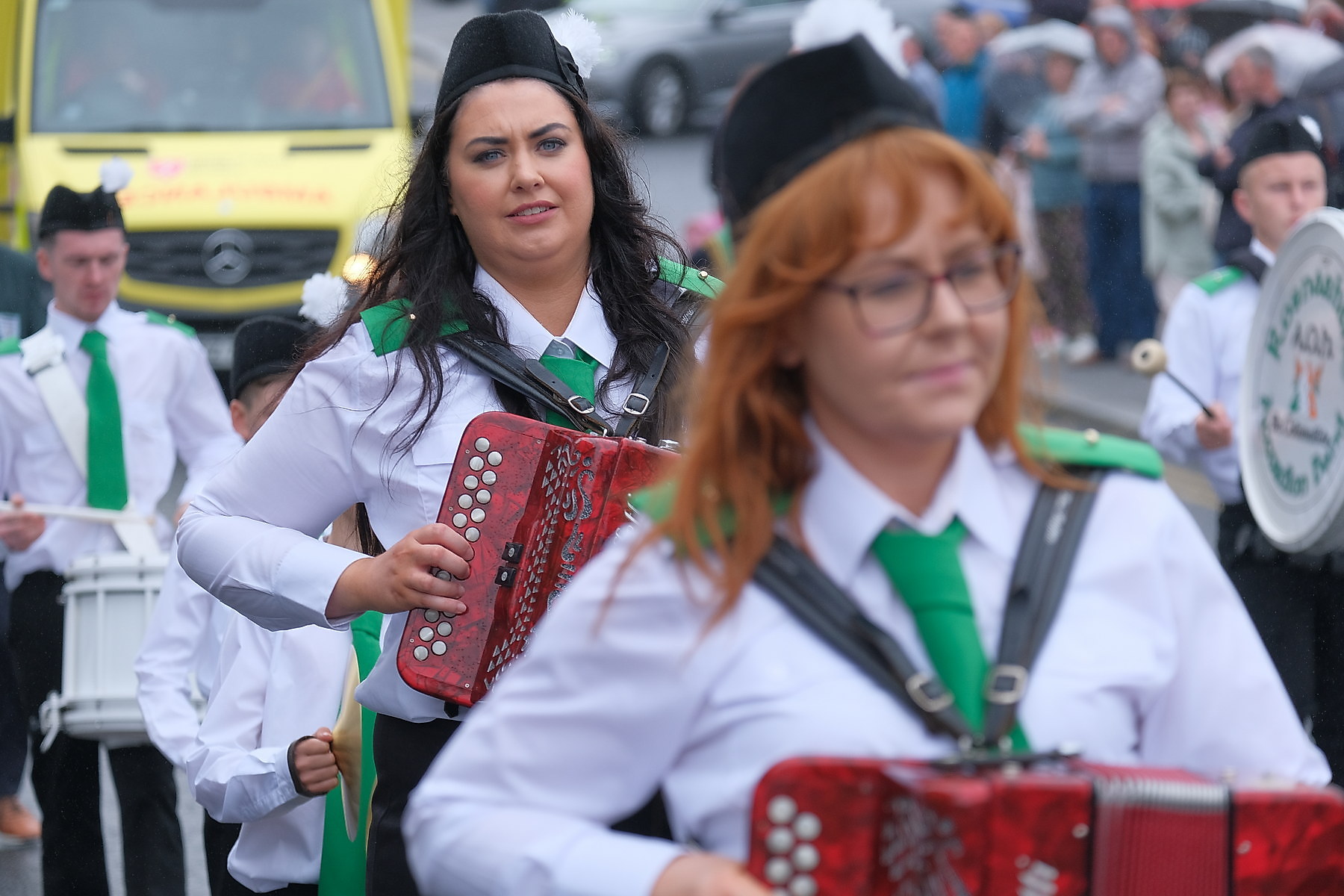 Thousands pack Keady for the Ancient Order of Hibernians Parade. The first time in 60 years Keady has hosted the annual event.16 August 2026Co.Armagh Keady   CREDIT: LiamMcArdle.com